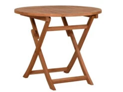 Teakholz Klapptisch Rund Hampton Ø90cm