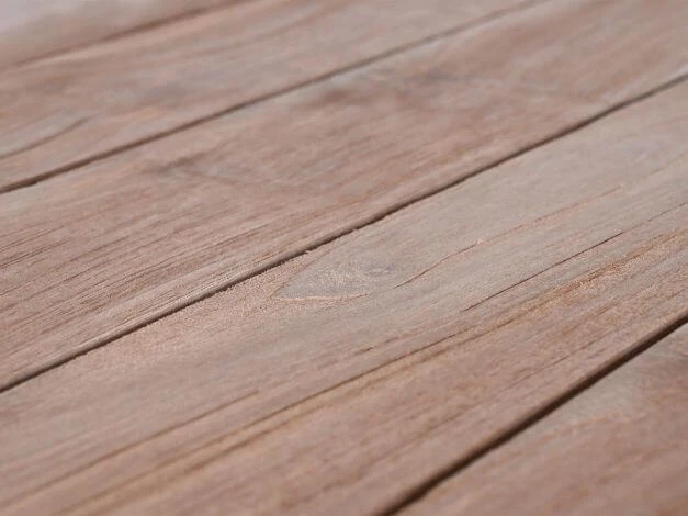 Teakholz Gartentisch Koblenz Old-Look 220x100cm 5 Teakholz Gartentisch Koblenz Old-Look 220x100cm – Bild 3