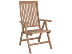 Teakholz Gartenstuhl Klappsessel Island