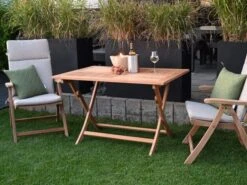 Teakholz Klapptisch Milano Premium 120x80cm 7 Teakholz Klapptisch Milano Premium 120x80cm -Gartenmöbel Verkäufe teakholz klapptisch milano rechteckig 120x80cm ambientebild 627x627