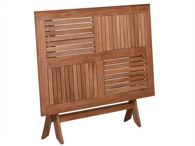 Teakholz Klapptisch Milano Premium 120x80cm 4 Teakholz Klapptisch Milano Premium 120x80cm – Bild 2