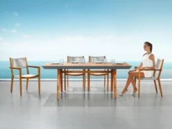 Teakholz Rope Stapelsessel Tarvos -Gartenmöbel Verkäufe teakholz rope stapelsessel tarvos ambientebild 1 627x627