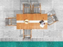 Teakholz Rope Stapelsessel Tarvos -Gartenmöbel Verkäufe teakholz rope stapelsessel tarvos ambientebild 2 627x627