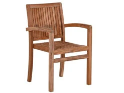 Teakholz Stapelsessel San Francisco
