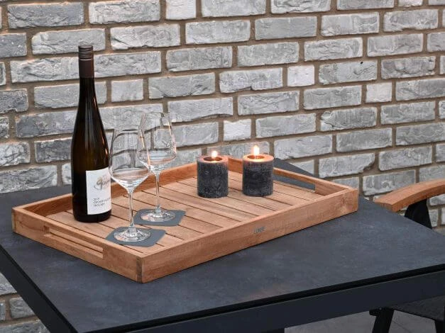 Teakholz Tablett John 60x40cm 4 Teakholz Tablett John 60x40cm – Bild 2