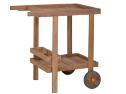 Teakholz Trolley Servierwagen Summer Garden