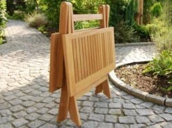 Premium Deluxe Teakholz Klapptisch Darwin 120x80cm -Gartenmöbel Verkäufe thai teak klapptisch darwin 80x80cm zusammengeklappt 627x627