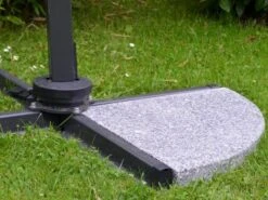 Universal Granitplatte Für Ständerkreuze 27kg Grau -Gartenmöbel Verkäufe universal granit platte fuer staenderkreuze beispiel 1 627x627