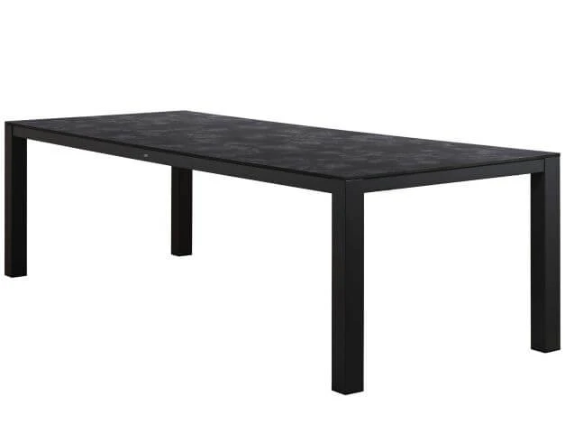 HPL Gartentisch Bergamo 278x100cm Edelstahl Anthrazit 3 HPL Gartentisch Bergamo 278x100cm Edelstahl Anthrazit